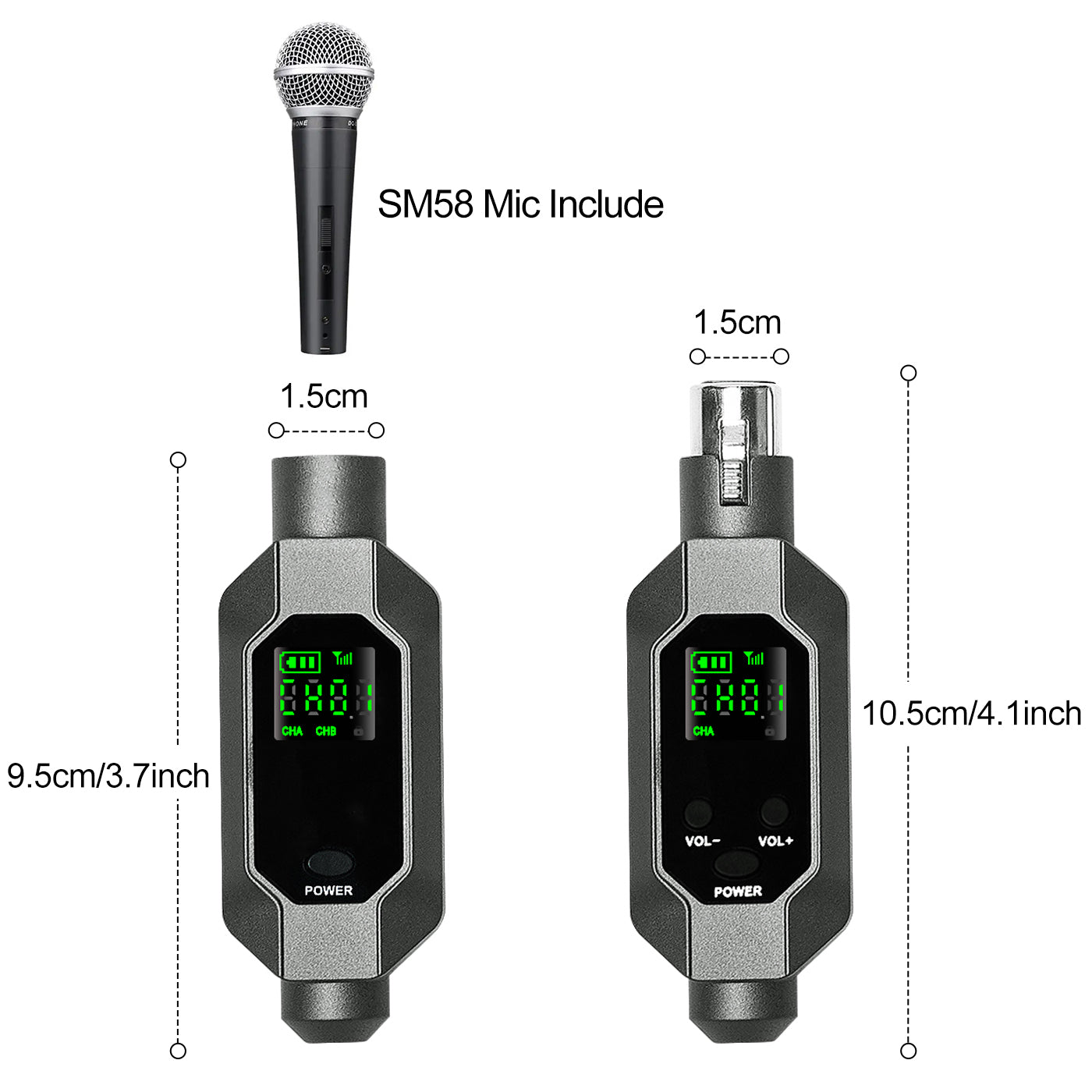 Converter with SM58 mic